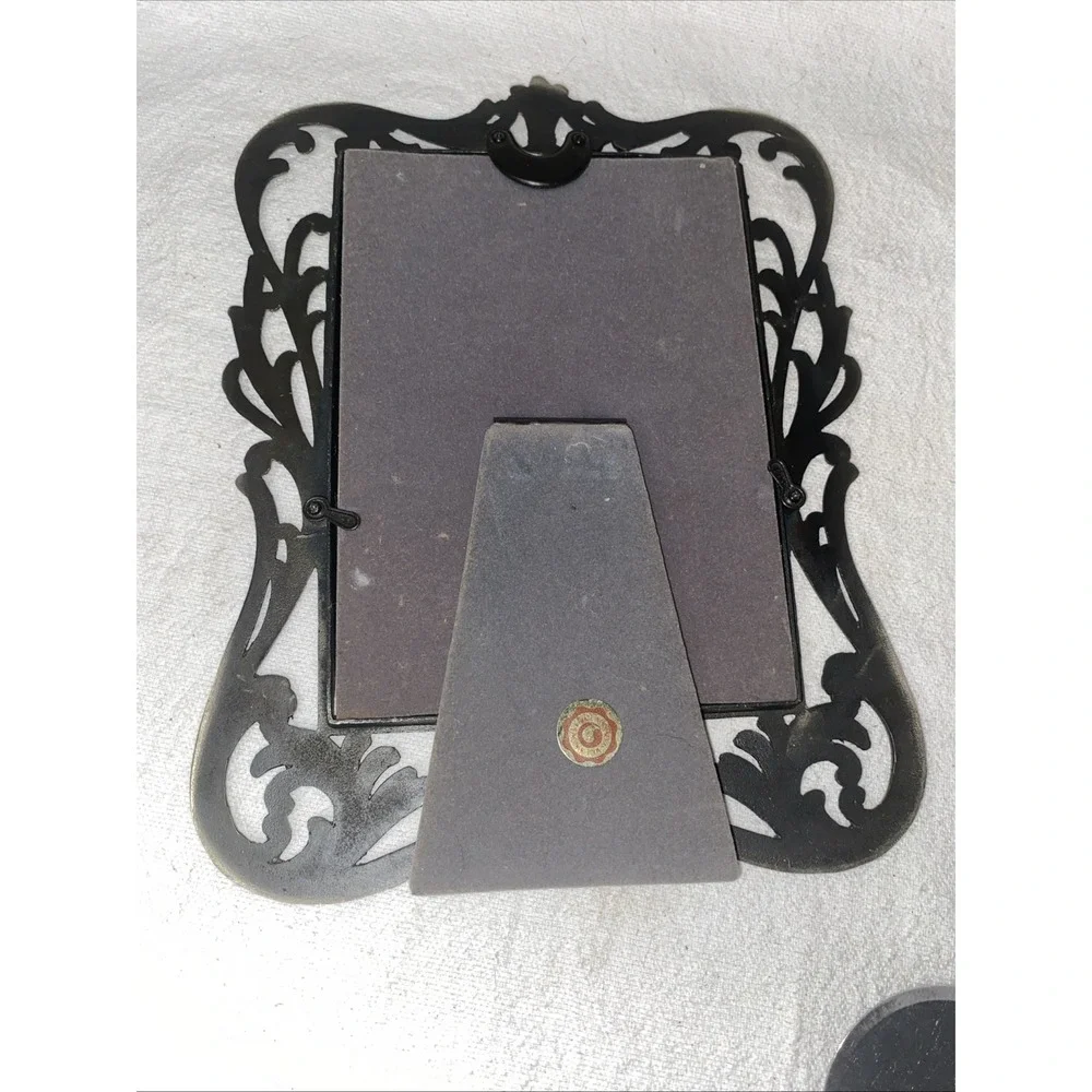 Victorian Pewter Picture Frame Made In Indonesia 5x7 Inches